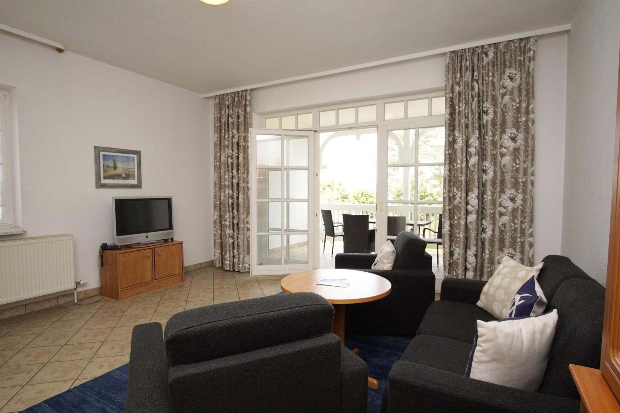 Aparthotel Ostsee Fewo 6 Balkon, Meerblick, Strand Binz Ngoại thất bức ảnh