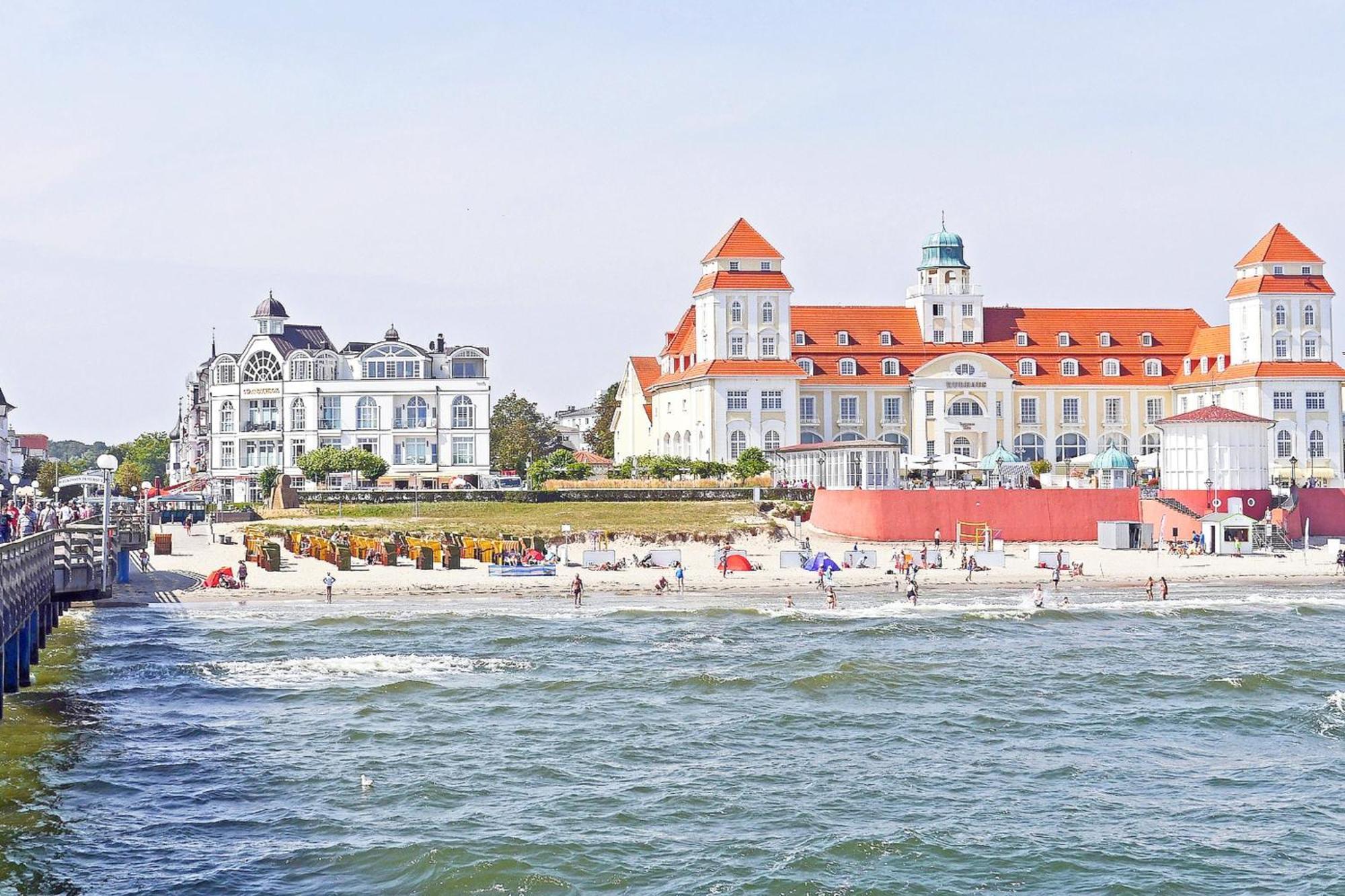 Aparthotel Ostsee Fewo 6 Balkon, Meerblick, Strand Binz Ngoại thất bức ảnh